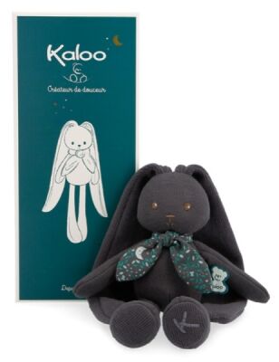 KALOO - PELUCHE PANTIN LAPIN GRIS VIOLINE - UN MONDE RIGOLO